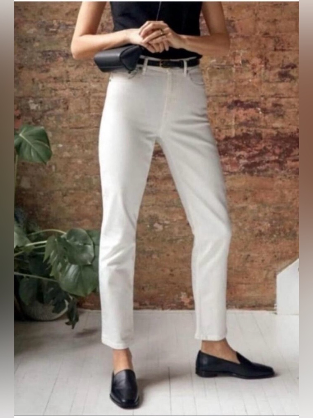 Everlane The Cheeky Jean Bone White Minimalist Classic Capsule Wardrobe Nautical